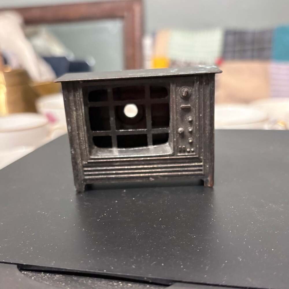 Vintage Die Cast Television Pencil Sharpener